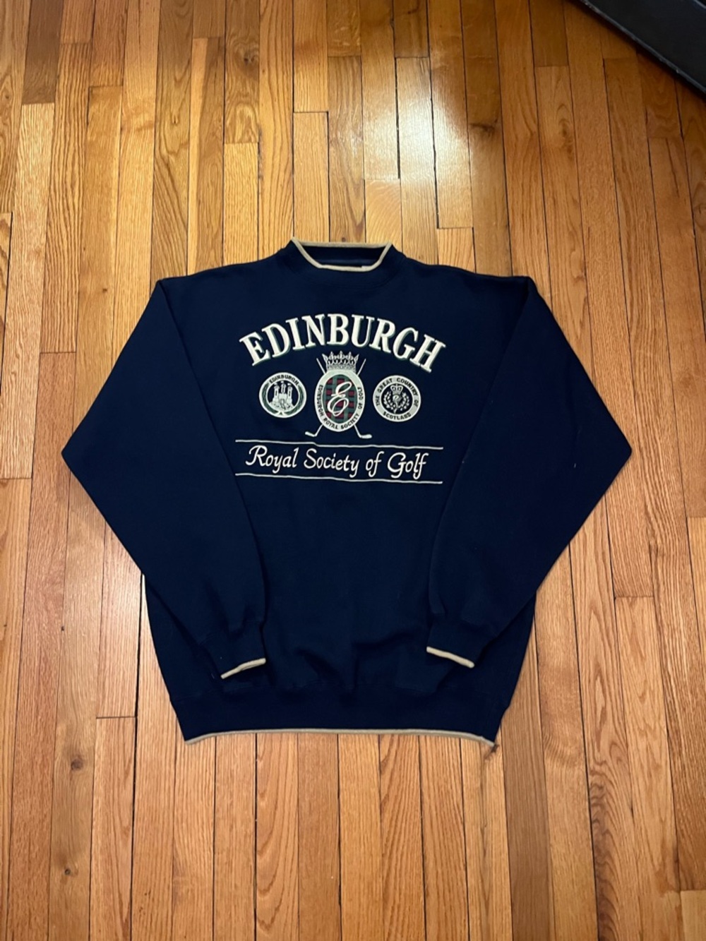 Vintage | Edinburgh Royal Society of Golf Navy Crewneck Sweater
